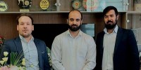 نشست حجت حسینی با محمد جواد منصوری رئیس هیات انجمن های ورزش های رزمی خراسان رضوی